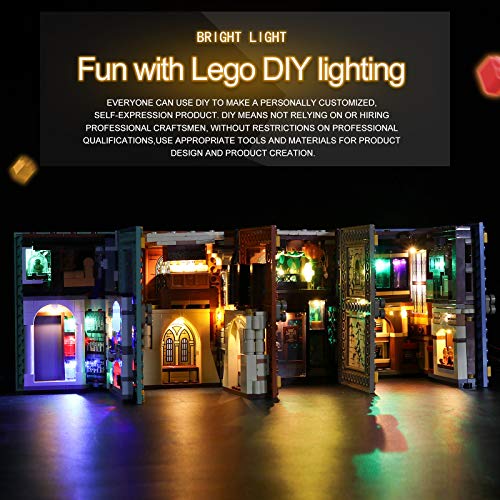 YaYashow Juego de luces LED para Lego 76382 / 76383 / 76384 / 76385 Harry Potter Hogwarts Momento de Hogwarts, juego de iluminación compatible con Lego 76383 (modelo no incluido)