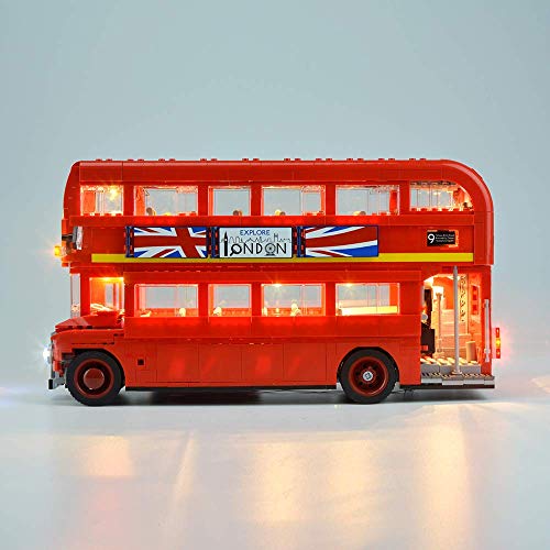 ZJLA Juego de iluminación LED para Lego 10258 Creator London Bus (no incluye modelo Lego)
