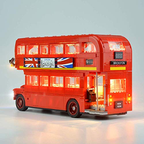 ZJLA Juego de iluminación LED para Lego 10258 Creator London Bus (no incluye modelo Lego)