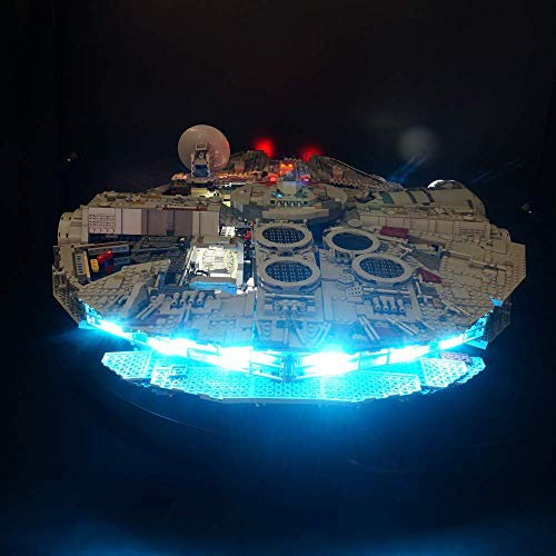 ZJLA Kit de luces LED RC para Lego 75192 Star Wars Millennium Falcon (no incluye modelo Lego)