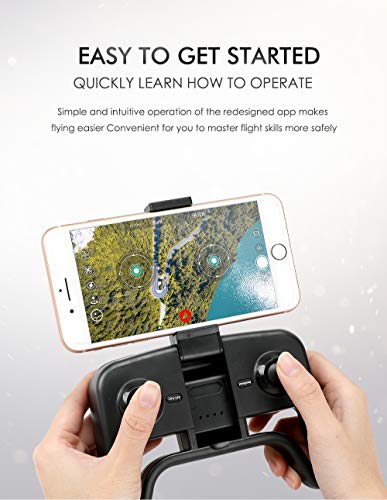 3T6B Mini RC Drone con Cámara 4K, Drones para Principiantes, Dual Cámara, Posicionamiento de Flujo óptico, Fotografía de Gestos con Las Manos, Flips 3D, Modo MV, 2 Baterías, Vuelo de 24 Minutos