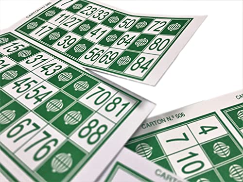 600 Cartones para Bingo Tradicional De 90 Bolas