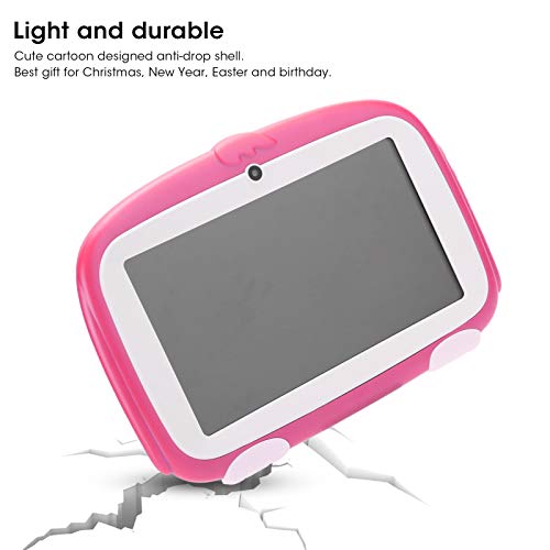 7 Pulgadas Tablet para Niños para Google, Tableta Bluetooth para Android 9.0, Lector Electrónico de Aprendizaje HD, 1GB+16GB, WiFi, Educación, Control Parental, Software para Niños Preinstalado(EU)