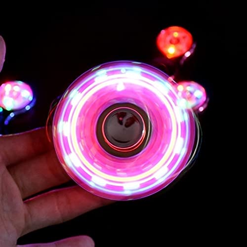 ABS ABS ABS ABS Ansiedad Spinner Juguete LED LED Mano Spinner Anti Ansiedad Fidget Mano Fidget Juguetes Juguetes de acero inoxidable Rodamiento Spinner Juguetes Estrés Alivio Juguetes Para Adultos Niñ