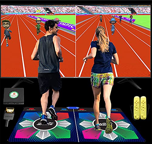 Alfombra de baile para niños, regalos de cumpleaños para niño y niña, equipo de juego suave con sistema operativo inglés, almohadilla de baile Plug and Play con receptor inalámbrico