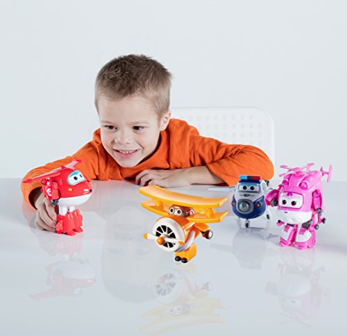 Alpha Animation & Toys- Transfoming Super Wings YW710260 Transforming Grand Albert Plane, Multicolor