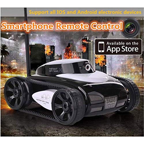 ANAN RC Tank Toy, con la cámara para admitir la transmisión de Video en Tiempo Real, Control Remoto WiFi Mini Spy Tank Toy Car, Control de conexión de aplicación móvil