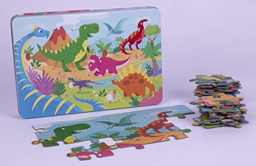 APLI Kids- Dinosaurios Puzle, 48 Piezas, Multicolor (17888)