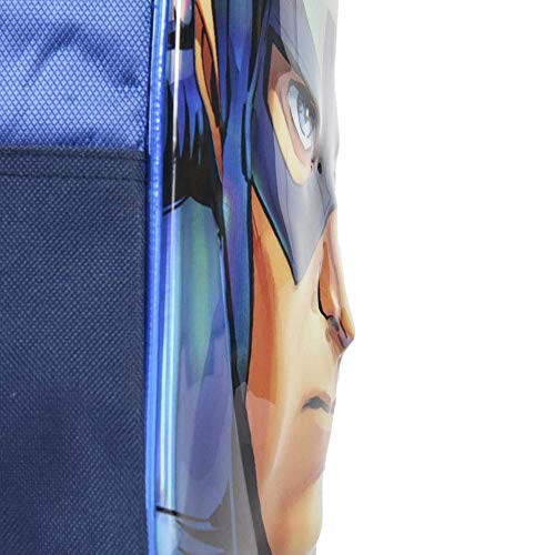 Artesania Cerda Mochila Infantil 3D Avengers Capitan America, Color Azul, 31 cm