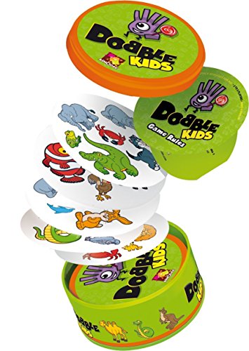 Asmodee - Dobble Kids (versión inglesa) - Idioma en Inglés