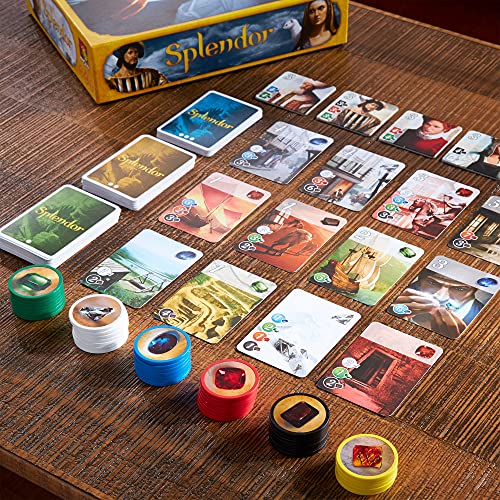 Asmodee Splendor - Juego de estrategia [Versión importada (inglés)] - Idioma en Inglés