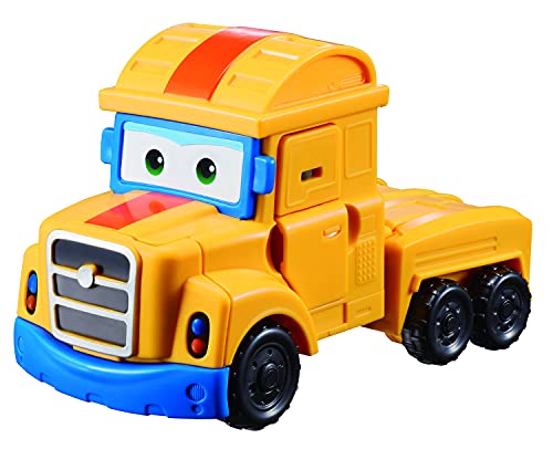 Auldey EU720225 Super Wings Transforming Poppa Wheel - Rueda moldeable con articulación, Temporada 2, 12 cm
