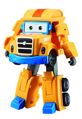 Auldey EU720225 Super Wings Transforming Poppa Wheel - Rueda moldeable con articulación, Temporada 2, 12 cm