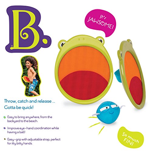 B. Toys - Raquetas con Velcro, Color Verde, BX1554Z