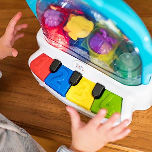 Baby Einstein, Pop & Glow Piano Juguete con música y luces, 6+ meses