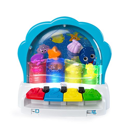 Baby Einstein, Pop & Glow Piano Juguete con música y luces, 6+ meses