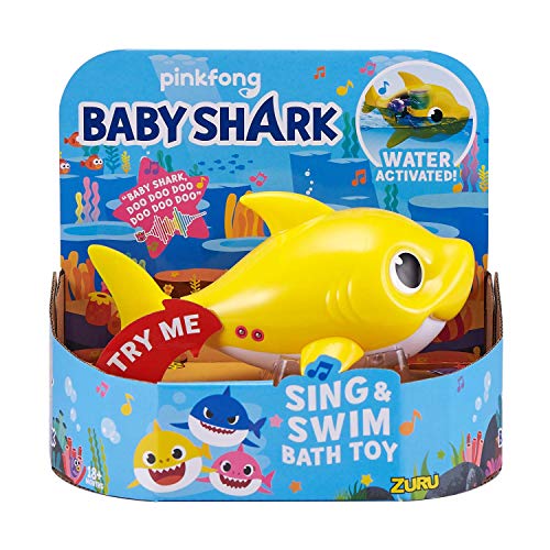 Baby Shark Figura com Música Juguete, individual, colores surtidos (Concentra 25282A)