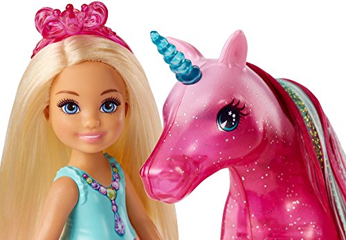 Barbie Chelsea, Muñeca con unicornio (Mattel FPL82) , color/modelo surtido