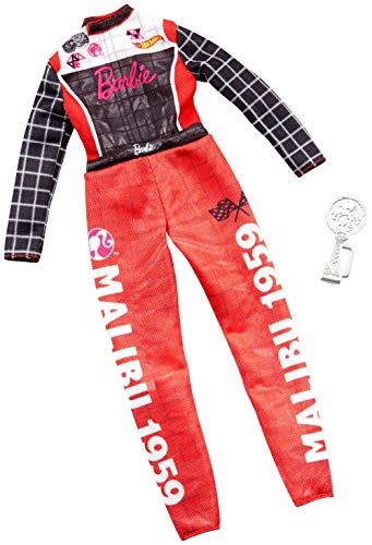 Barbie Clothing - Mono de piloto de Carreras de muñecas Career Outfit con Trofeo