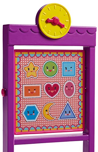 Barbie FJB29 - Muñeca profesora con juego de pizarra giratoria