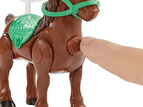 Barbie On The Go™ Brown Pony and Doll - Muñecas (Multicolor, Femenino, Chica, 4 año(s), Barbie, Ampolla)