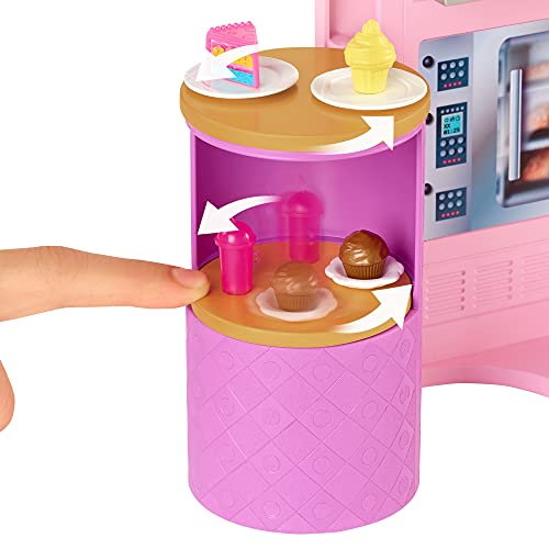 Barbie Restaurante Muñeca rubia con con cocina de juguete y accesorios, regalo para niñas y niños +3 años (Mattel GXY72)