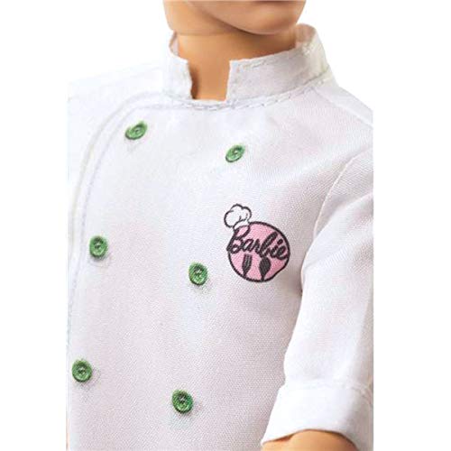 Barbie y Ken cocineros, muñeca y muñeco con accesorios (Mattel FHP64) , color/modelo surtido
