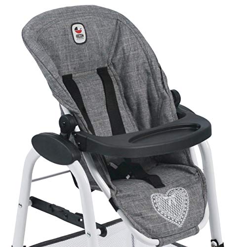 Bayer Chic 2000-Trona para muñecas, Color Vaqueros Grises. (655 76)