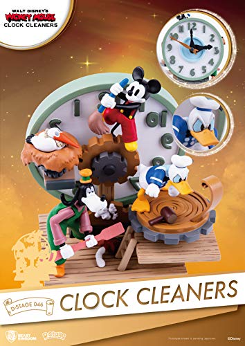 Beast Kingdom Toys Diorama Clock Cleaners 15 cm. Mickey Mouse D-Stage