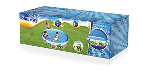 BESTWAY 55022 - Piscina Infantil Fill N' Fun Dinosaurios 183x38 cm