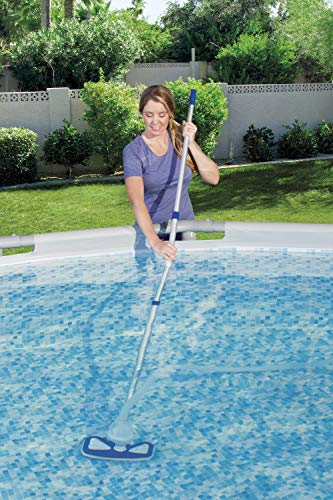 Bestway 58237 – 19 FLOWCLEAR Deluxe Maintenance Kit, Set de limpieza con Skimmer, piscina Aspiradora, buitrones accesorio, multicolor