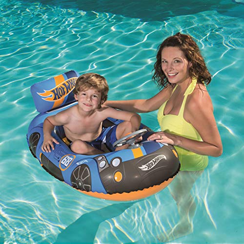 Bestway 93405 - Barca Hinchable Infantil Hot Wheels Speed