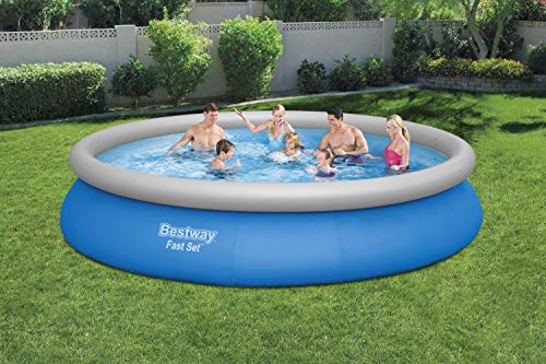 Bestway Fast Pool Set 457x84 cm, mit Filterpumpe Piscina con Bomba de Filtro (457 x 84 cm), Color Azul, (57313)