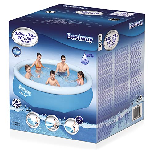 Bestway Fast Set Piscina Desmontable Autoportante, 305 x 76 cm