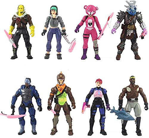 BESTZY Figura de Acción, Colección de Figuras de Juegos, Muñeca de Anime de Dibujos Animados de 8 PCS, Adornos de Decoración del Hogar, Regalos de Cumpleaños
