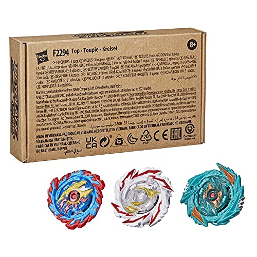 Beyblade Burst Surge Speedstorm - Juego de 3 peleas de Combate Tempest Cloud