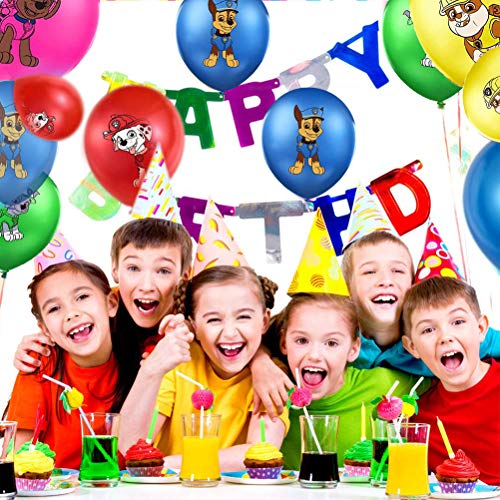 Birthday Party Balloons, Dog Balloons for Kids Gift Fiesta de cumpleaños Suministros Decoración 40PCS