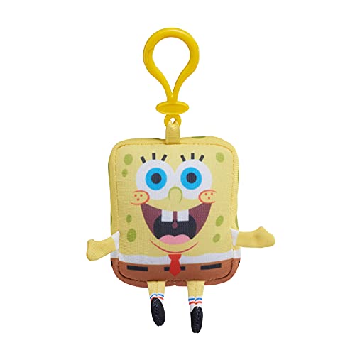 Bob Esponja Bob Esponja – Llavero Sorpresa – 12 Unidades – Juguete Infantil 4 años – 10 cm – Regalo de cumpleaños o Navidad, EU770047, Multicolor