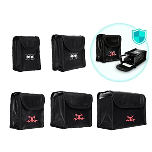 Bolsa de incendio de batería para DJI FPV GOOGLES V2 Tienda 2Battery Drone Bolsa protectora a prueba de explosiones Componente
