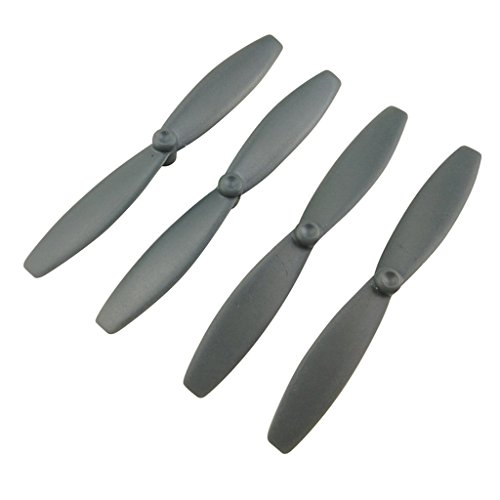 Bonarty 4pcs 65mm Propeller para Parrot Minidrone Rolling Spider RC Drone Repuestos - Gris