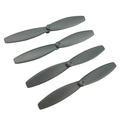 Bonarty 4pcs 65mm Propeller para Parrot Minidrone Rolling Spider RC Drone Repuestos - Gris