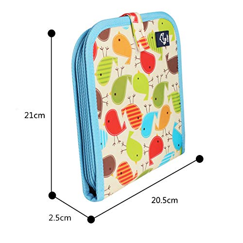 Bostar Tablero Escritura de Dibujo Portátil para Niños Libros Blandos de Pizarra Juguetes para Educación Preescolar para Bebés con Plumas de Colores (A, 14 páginas+12plumas)