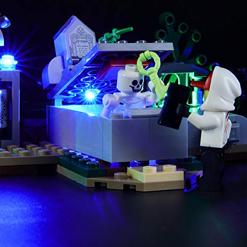 BRIKSMAX Kit de Iluminación Led para Lego Hidden Side Misterio del Cementerio,Compatible con Ladrillos de Construcción Lego Modelo 70420, Juego de Legos no Incluido