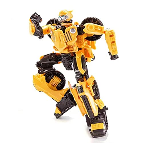 BSTCAR Transformers Figuras de Acción Juego Figura de Acción Transformers Bumblebee Figura Vehículo Robot Deformado Juguetes Regalo para Niños Niños