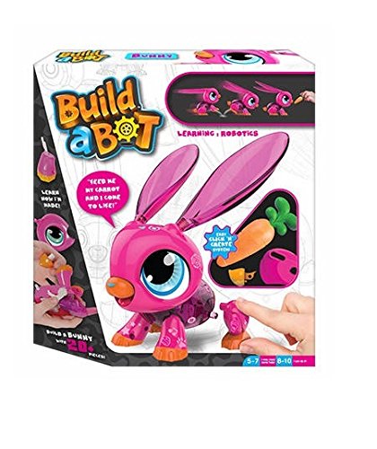 Build a Bot- Mascota-Robot Conejo, Multicolor (Famosa 700013960)
