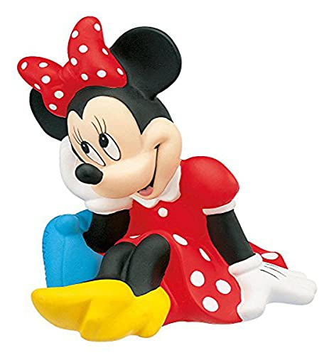 Bully Bullyland 15210-Hucha, Walt Disney Minnie Mouse, aprox. 18 cm de altura, un gran regalo niñas, ideal para el ahorro y el dinero de bolsillo, color blanco (B15210)
