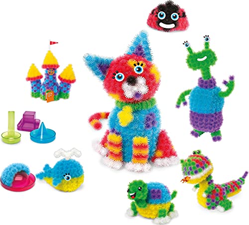 Bunchems-Kit de Manualidades Bunch N Build Shapes, Multicolor, Talla única (Spin Master 6044156)