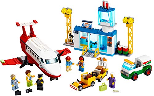 Bundle Juego de 2 aeropuerto Lego® City 60261 60262 + avión de pasajeros