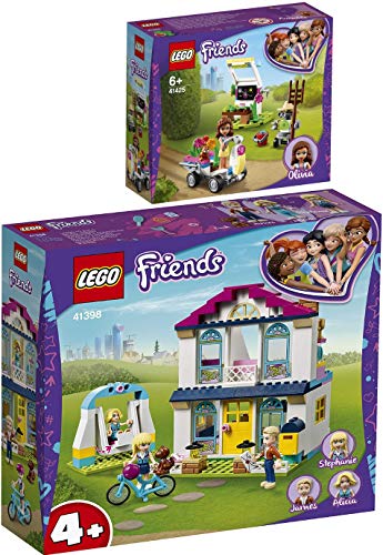 Bundle LEGO® Friends 41398 41425 Stephanie's House + Olivia Flower Garden