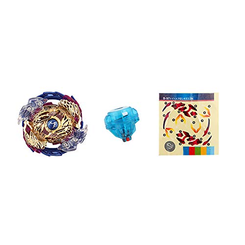 Burst Peonzas | Edición De Oro Juego De Trompos De Combate De Giroscopio De Metal Piezas 4D Fusion Model Burst Evolution Combination Series con 1 Lanzadores De Juguetes para Niños